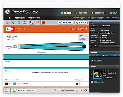 ProofQuick screenshot
