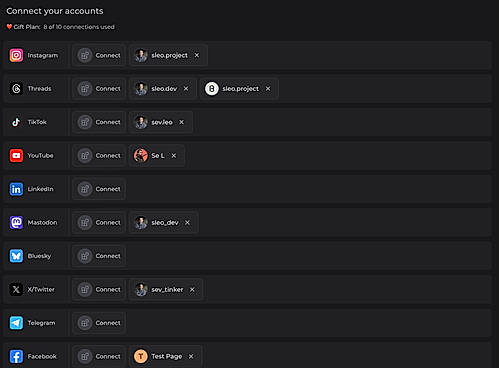 Connect platforms