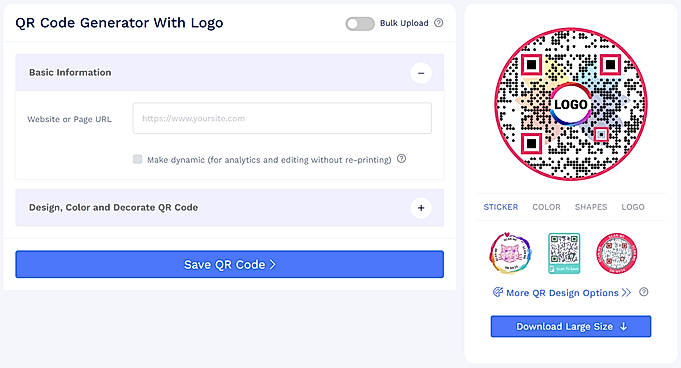 QR Code Generator with Logo
