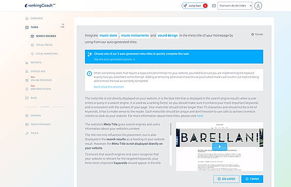 Ai SEO Tasks