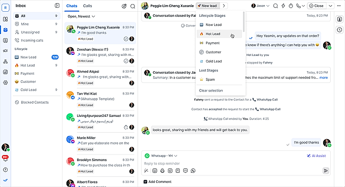 Lifecycle - Inbox Stages