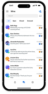 Mobile App - Inbox