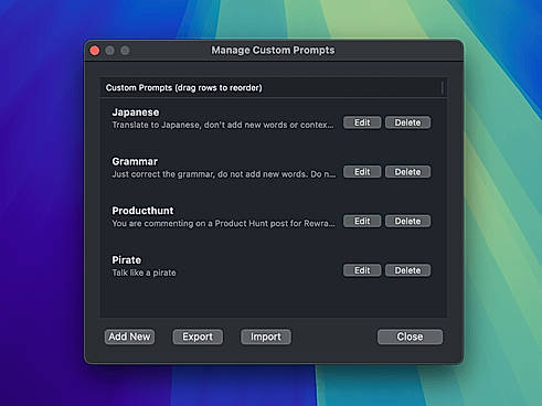 Smart Prompts