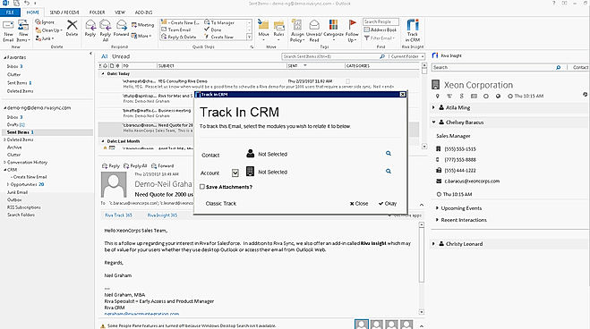 Track in CRM