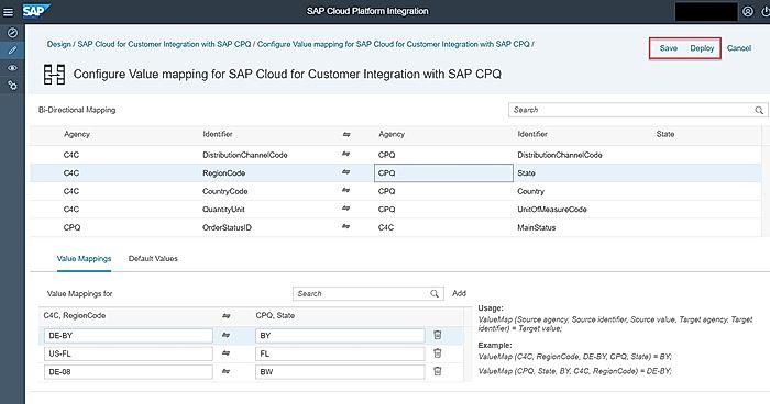 SAP C4C Integration with SAP CPQ