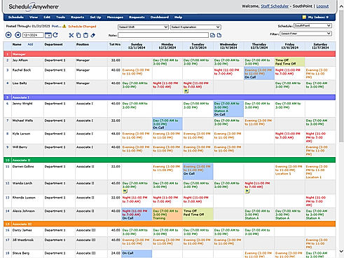 Scheduling Online screenshot