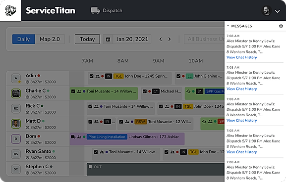 Dispatch Notifications