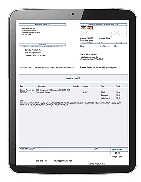 Tablet Invoice