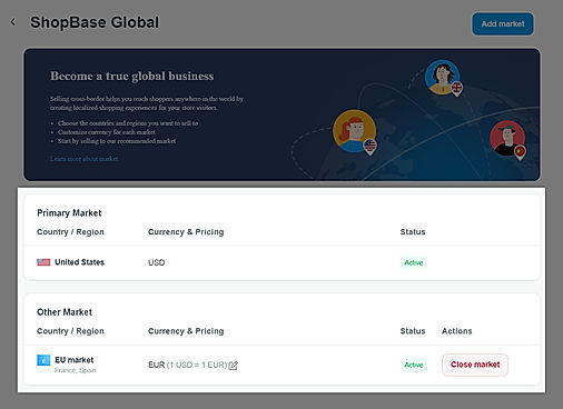 ShopBase Global page