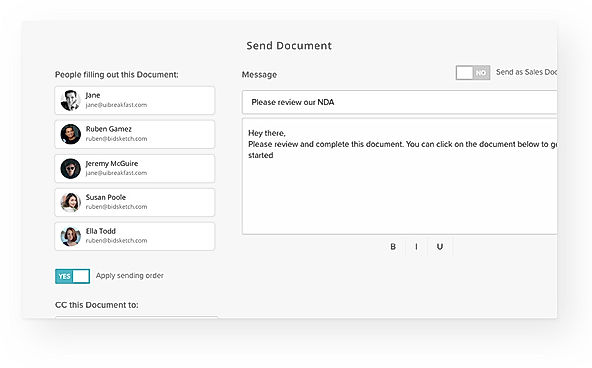 Send Document