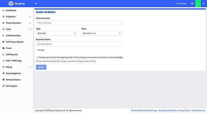 Caller ID Editor