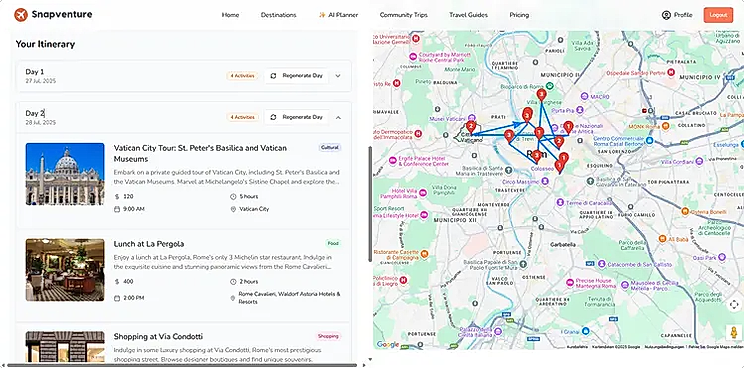 itinerary 