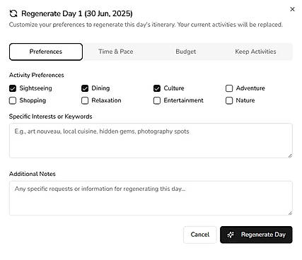 Regenerate