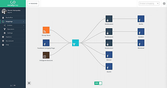 Sociallymap : Networks screenshot