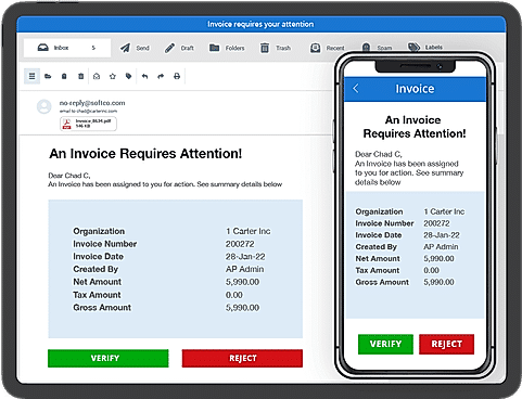 Invoice Workflow screenshot