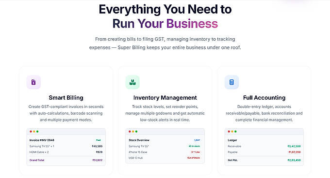Everything You Need to Run Your Business