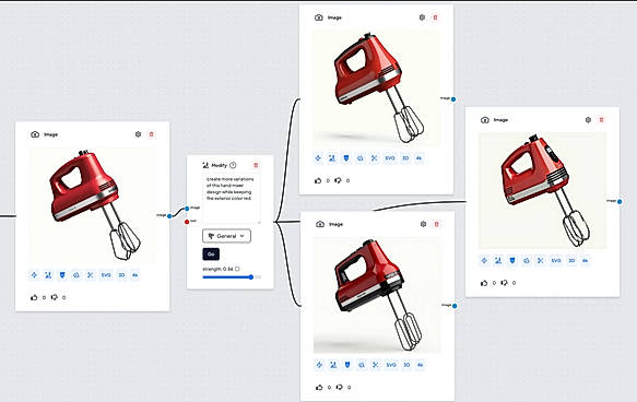 Create novel variations of existing designs
