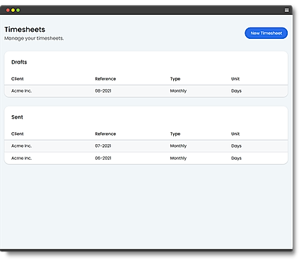 Dashboard screenshot