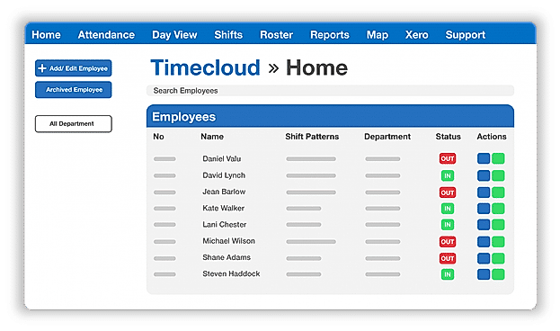 Timecloud Time and Attendance screenshot