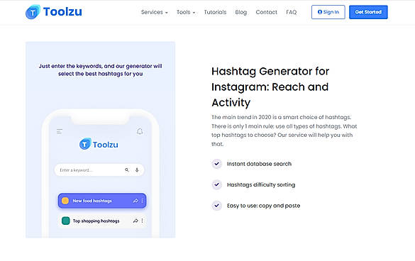Hashtag Generator for Instagram