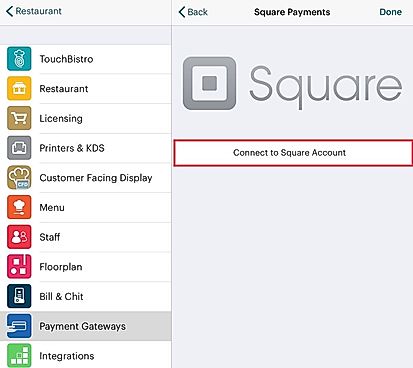 Connect to Square Account