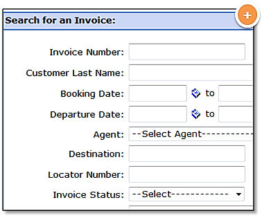 Search for invoice 