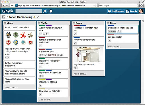 Trello screenshot