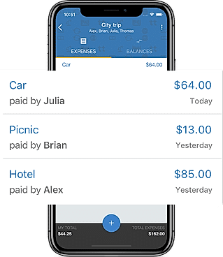 Add Expenses screenshot