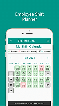 Employee Shift Planner screenshot