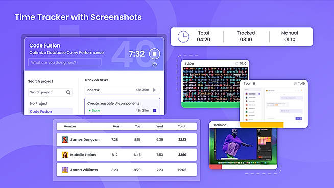 Time Tracker with Screenshots