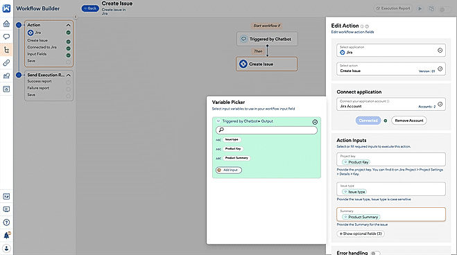 Workflow Builder screenshot
