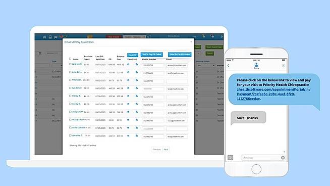 payment processing and text-to-pay