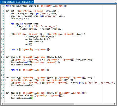 Code Generator Template