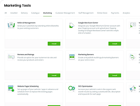 Marketing Tools