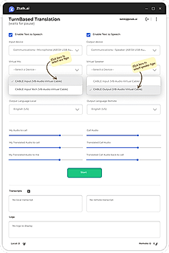 Ztalk Interface