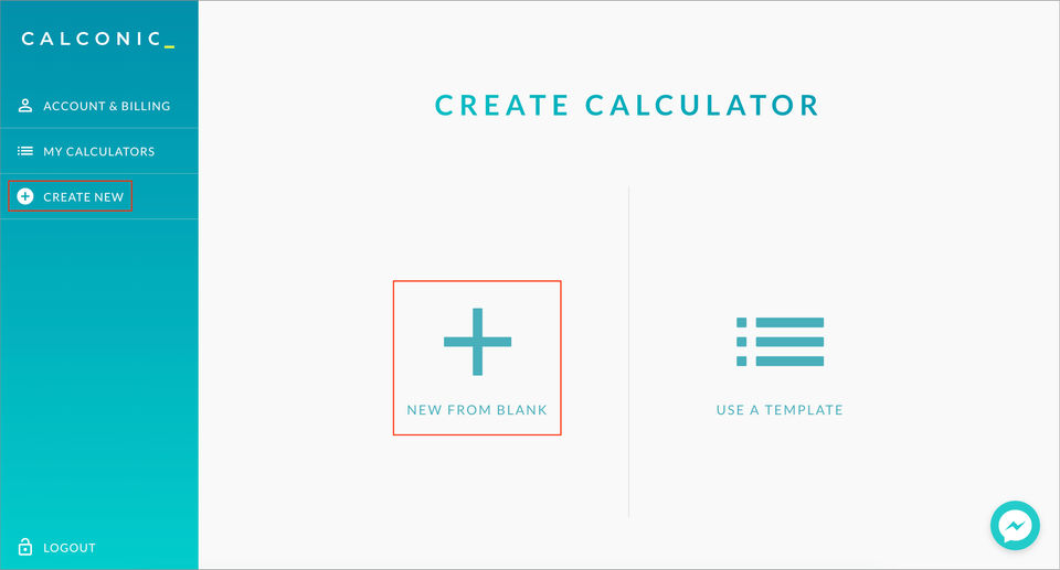Create interactive calculator