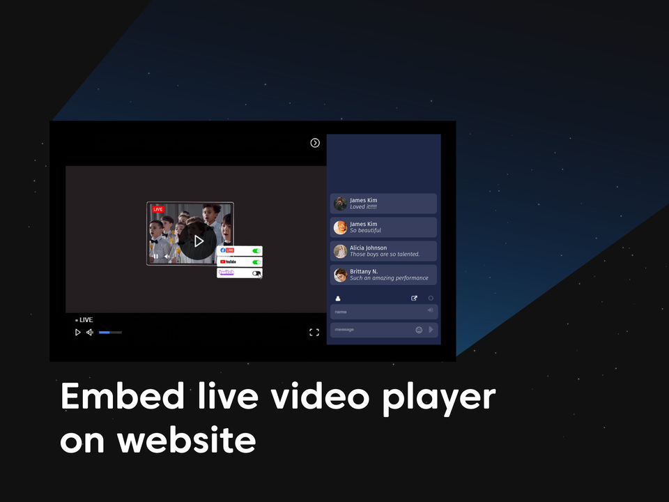  Embed Player screenshot
