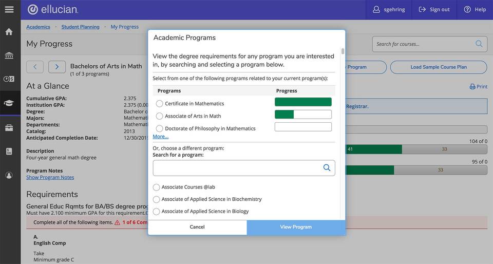 Ellucian Colleague Student Planning Pricing, Reviews and Features