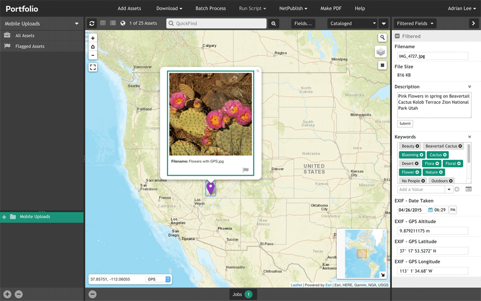 G2crowd : Geo-Referencing and Map View screenshot