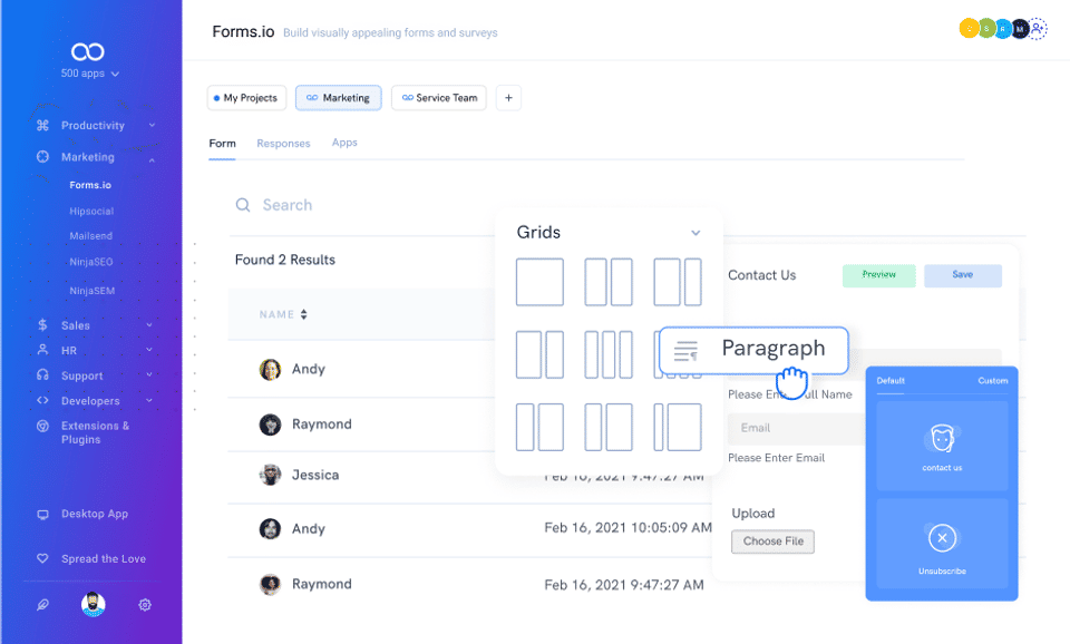 Forms.io By 500apps Pricing, Reviews And Features (August 2022 ...