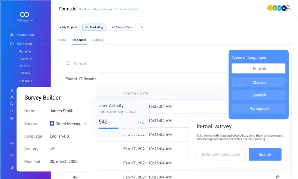 Forms.io By 500apps Pricing, Reviews And Features (October 2022 ...