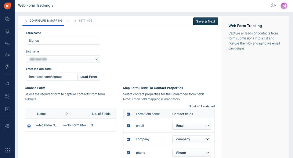 Capture quality leads with web form tracking