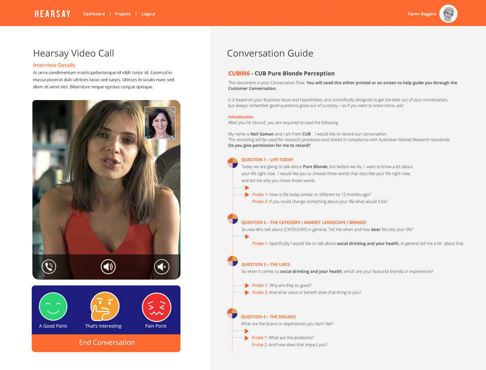 Hearsay screenshot 2