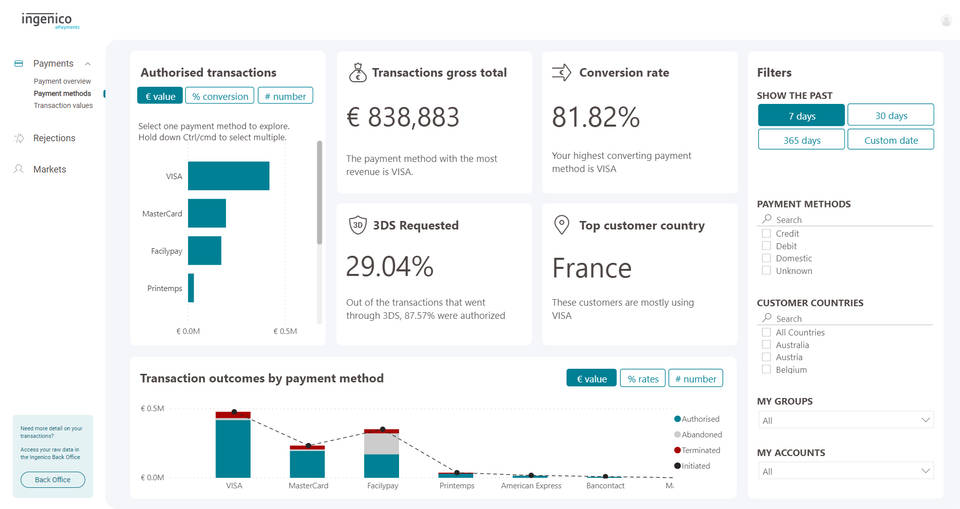 Ingenico ePayments screenshot 2
