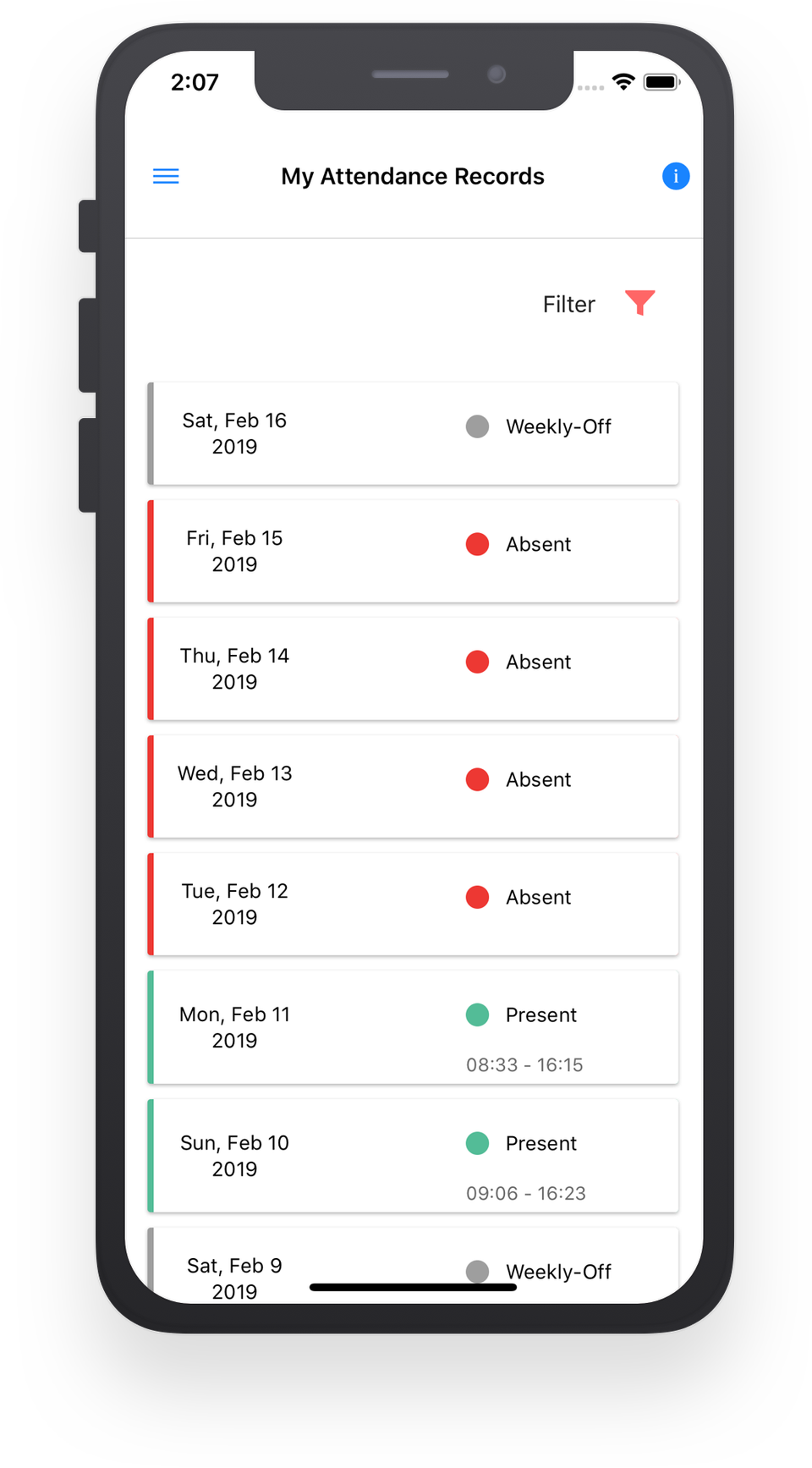 InnBuilt HRMS screenshot 1