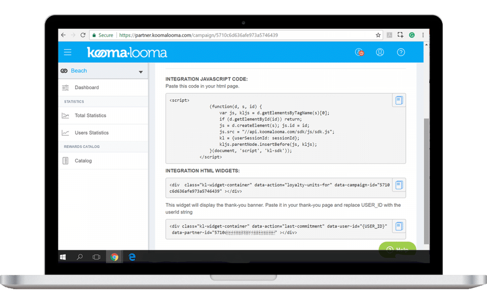 koomalooma : Web and Mobile stores screenshot