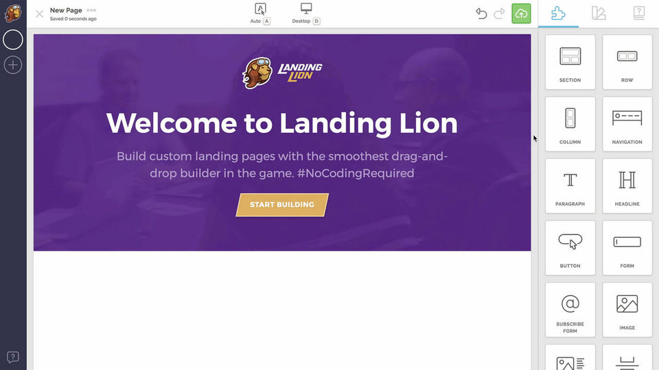 Landing Lion screenshot