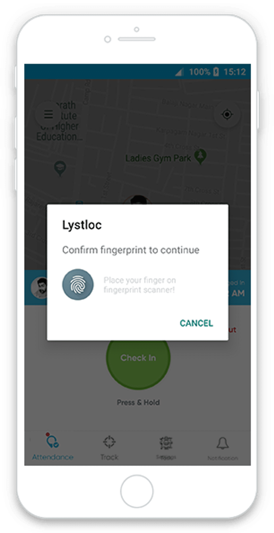 Lystloc : Biometric Attendance screenshot