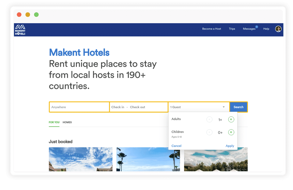 Makent Hotels screenshot