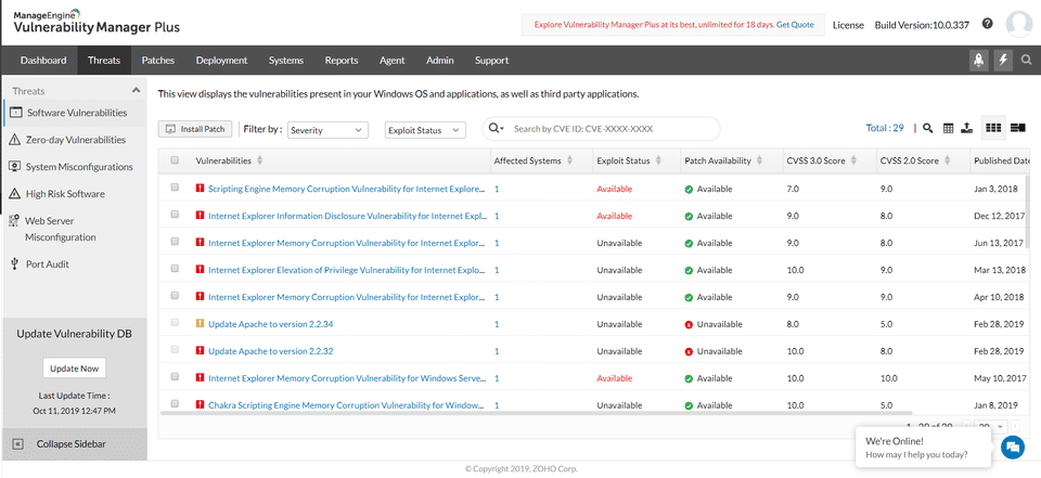 Manageengine Vulnerability Manager Plus Pricing Reviews And Features